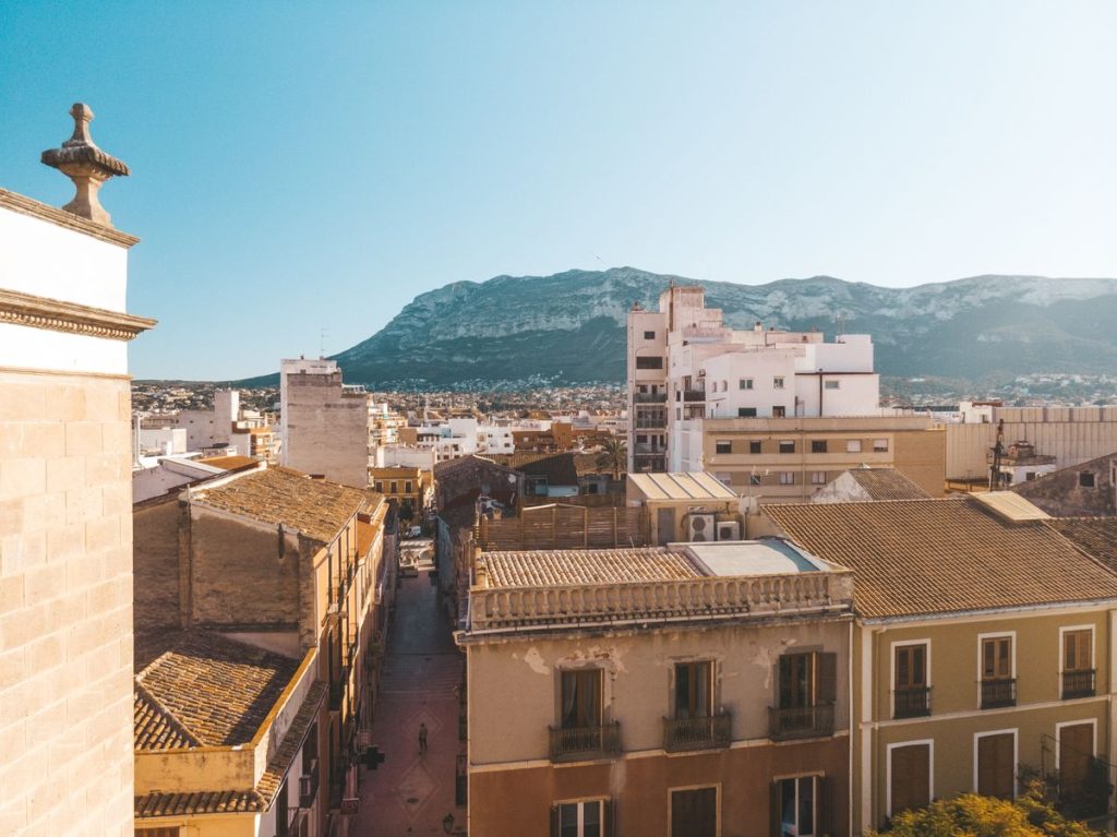 Aerial view of the old town of Valencia, Spain — selling property as a non-resident